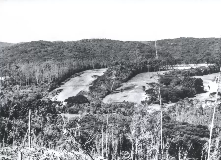 Início de construção do campo de golfe